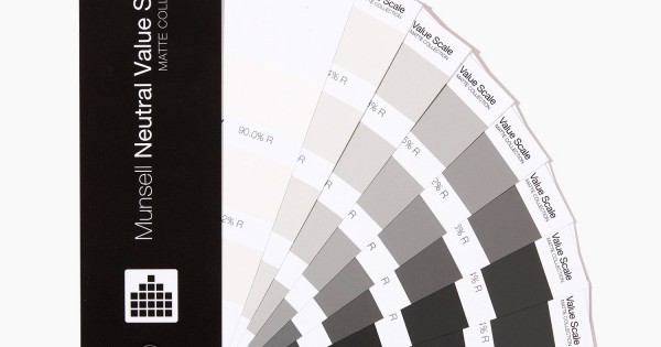 Munsell Neutral Value Scale Matte Finish Gray Scale Values In Quarter